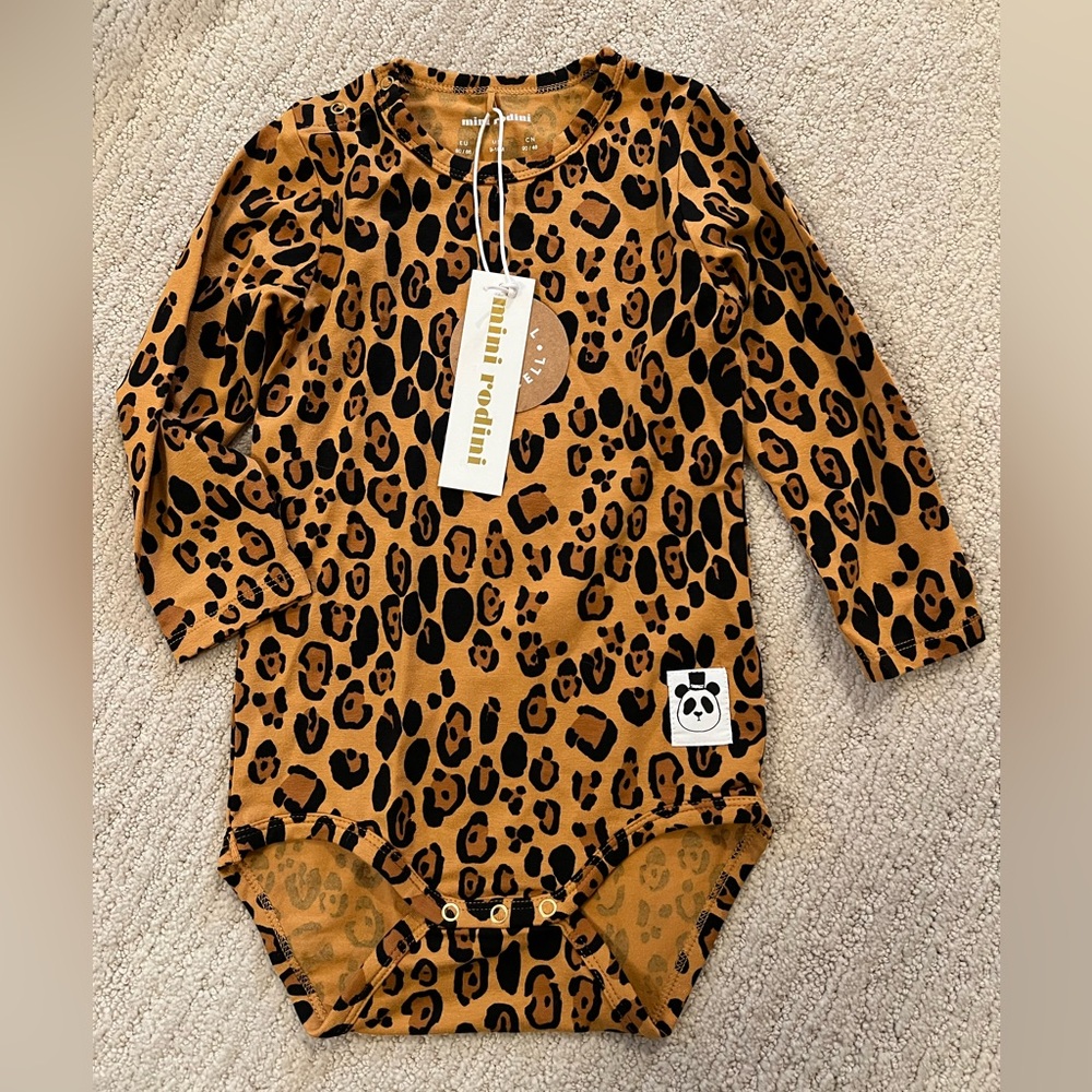NWT Mini Rodini LS Body Suit